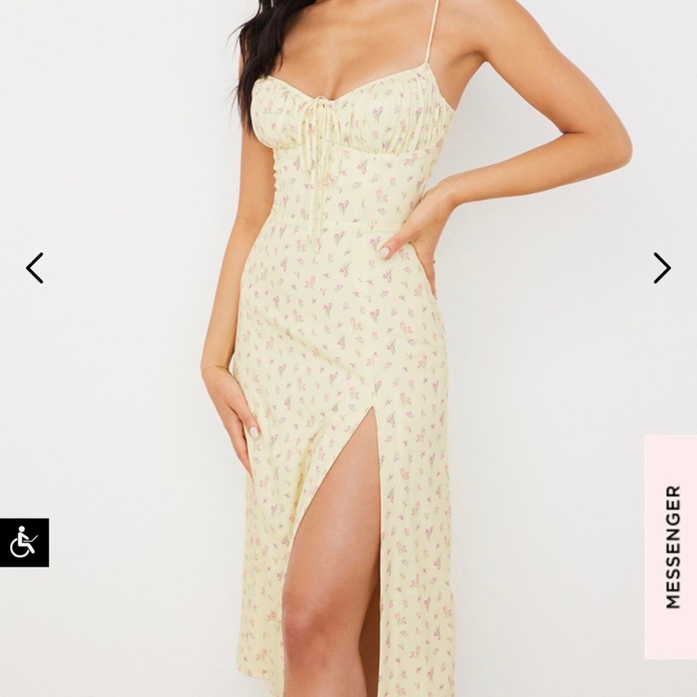 House of CB Carina Dress - Light Yellow